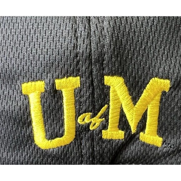 University Michigan Wolverines Top of the World Hat One Sz Navy Blue Memory Fit - Picture 3 of 8